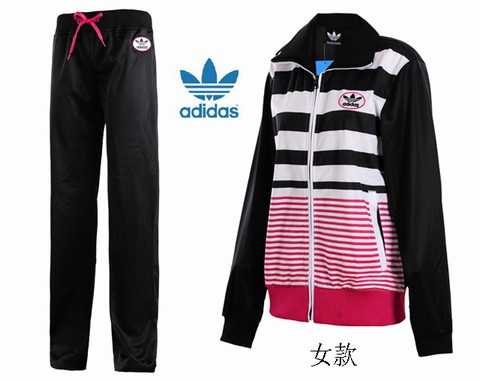 survetement adidas rouge et blanc homme